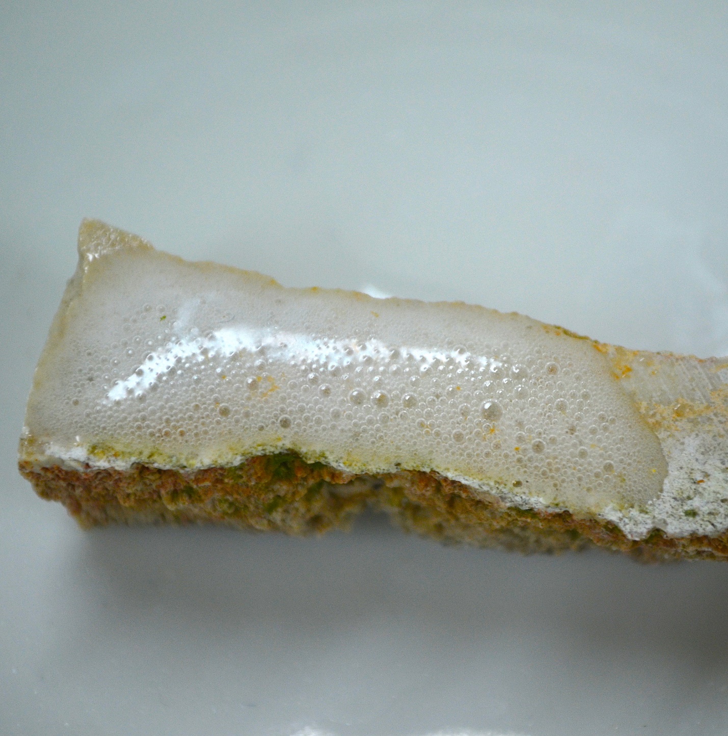 A picture containing food, dessert, piece, half

Description automatically generated