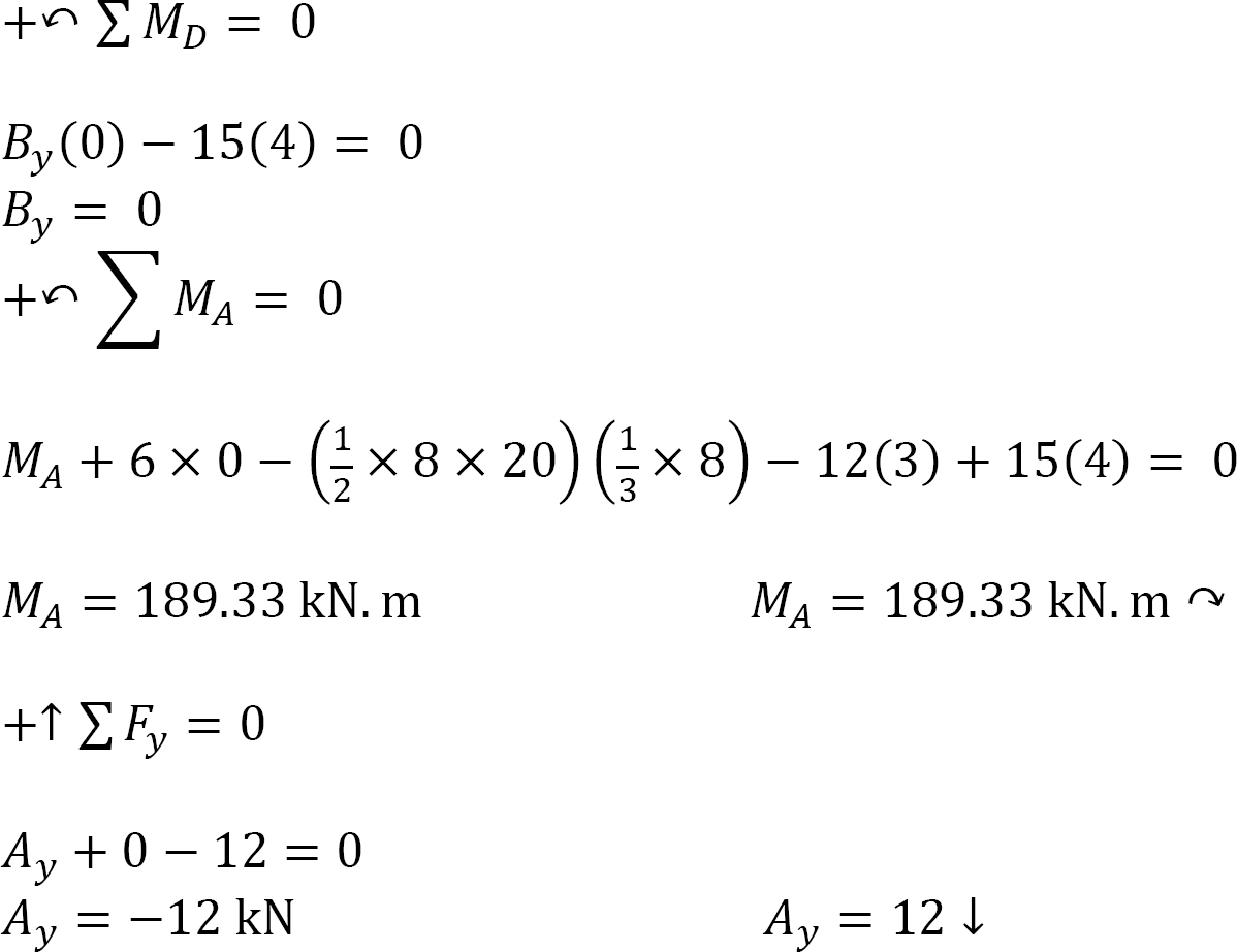 “Chapter 3: Equilibrium Structures, Support Reactions, Determinacy And ...